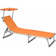 Aga Zahradní polohovací lehátko GARDEN EXCLUSIVE MC372310O Orange