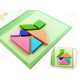 Aga Dětské magnetické 3D puzzle - Tangram bloky