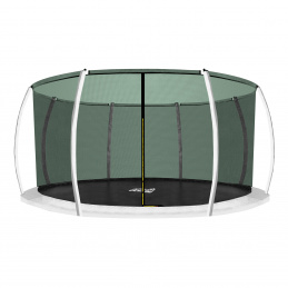 Aga Vnitřní ochranná síť 366 cm na 8 tyčí Tmavě zelená (kruh)