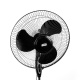 Aga Stojanový ventilátor 43 cm Černý