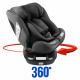 Aga Autosedačka i-Size 360° 0-36 kg DS1824 Černá