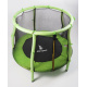 Aga Dětská trampolína 116 cm Světle zelená + ochranná síť
