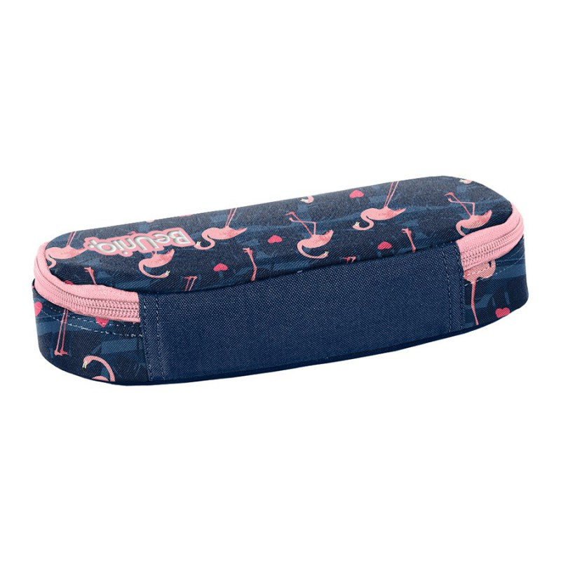 Paso Školní pouzdro Flamingo