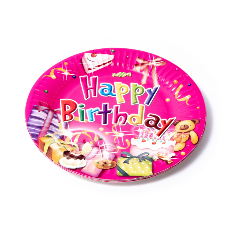 Aga4Kids Papírové talířky 23cm DS932-6 10 ks