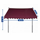 Aga Teleskopická markýza 300x120 cm Vínová