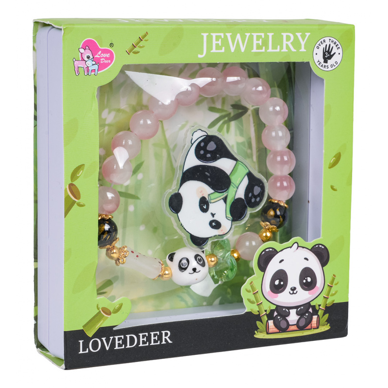 Sada Šperků Růžová Panda Náramek