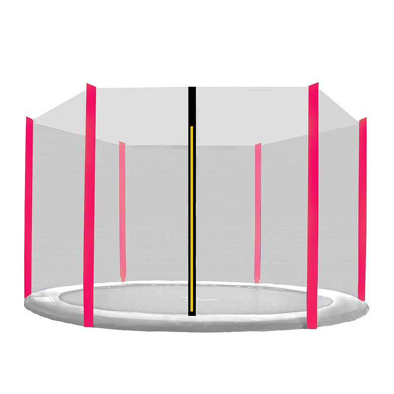 OUTLET Aga Ochranná síť 250 cm na 6 tyčí Black net / Pink