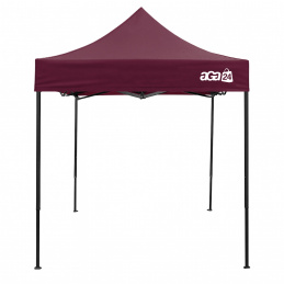 Aga Prodejní stánek bez bočnic 2x2 m Tmavě červený