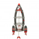 Aga Dětská dřevěná raketová loď