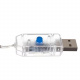 Světelný závěs 136 LED USB s dálkovým ovládaním teplá bílá KS19738