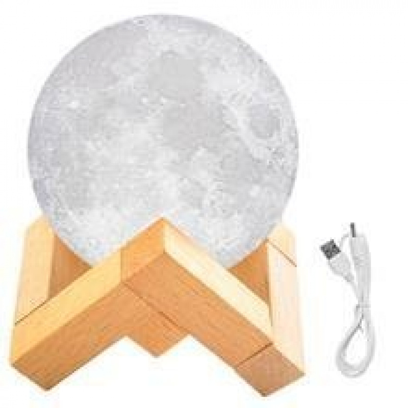 3D Lampička měsíc Moon Light 8cm ISO 9509