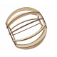 Závěsné stropní svítidlo LED dřevěný trám 2xE27 Wooden Ball Lustr
