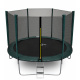 Aga SPORT TOP Trampolína 305 cm Tmavě zelená + ochranná síť + žebřík
