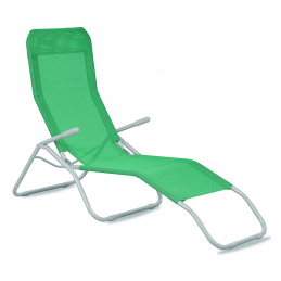 Aga Zahradní lehátko SIESTA Zelené