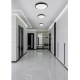 Kulaté černé přisazené stropní svítidlo N/T 2x E27 + 2x LED žárovka