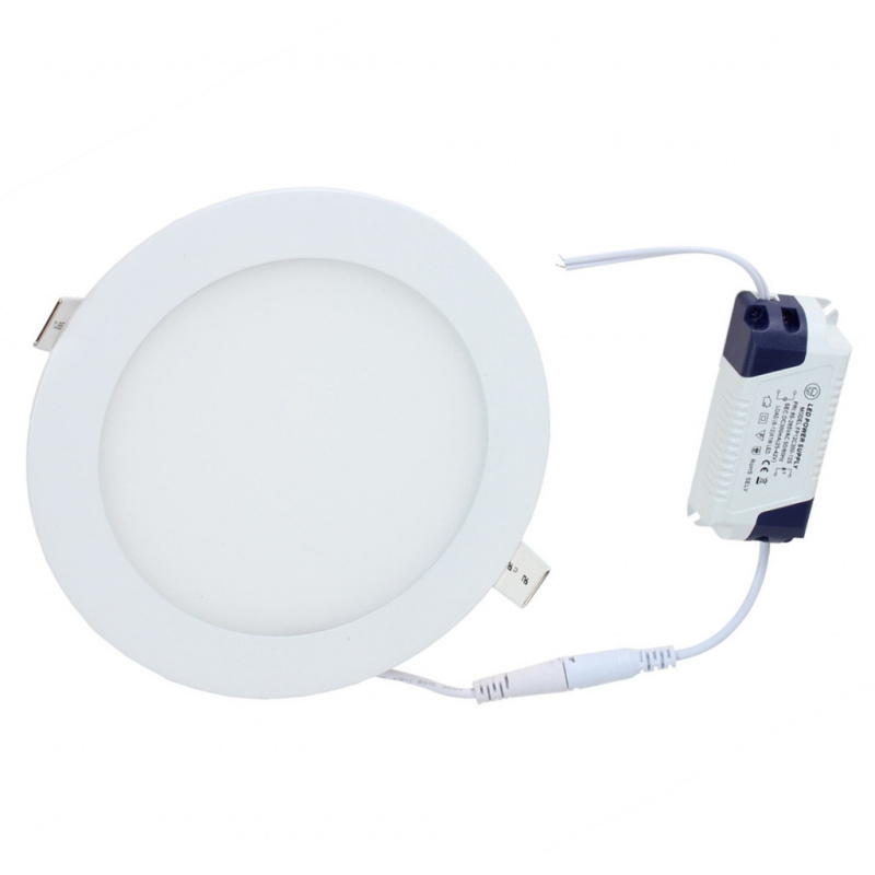 LED panel KRUHOVÝ vestavný BRGD0103 - 170x170x17mm - 12W - 230V - 860Lm - neutrální bílá