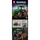 Sada Kostek Traktor Zelený + Příslušenství 1828ks.