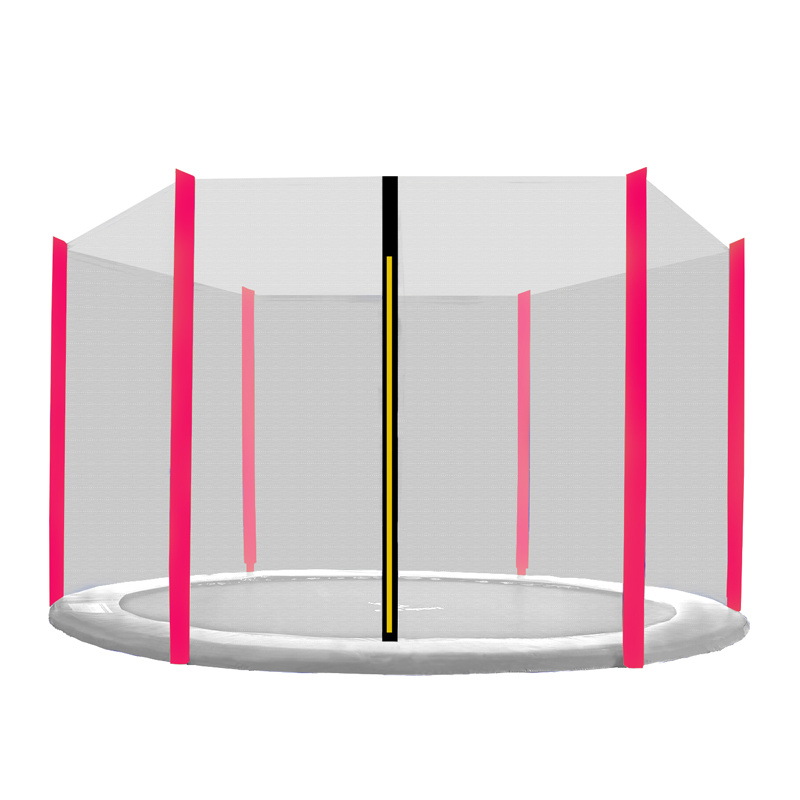 OUTLET Aga Ochranná síť 305 cm na 6 tyčí Black net / Pink