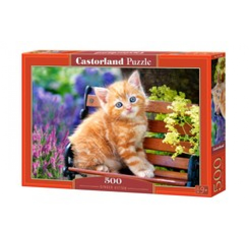 CASTORLAND Puzzle 500 dílků - Zrzavé koťátko