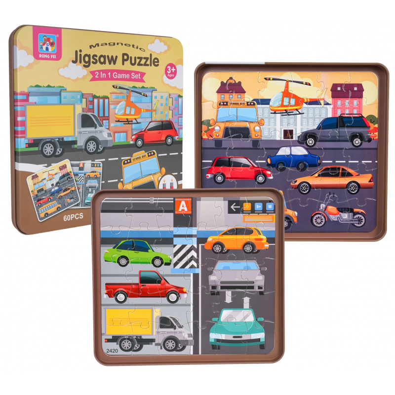 Magnetická Sada Puzzle Město