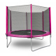 Aga SPORT TOP Trampolína 250 cm Pink + ochranná síť