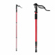 Aga Trekingová hole AntiShock 61–135 cm Červená