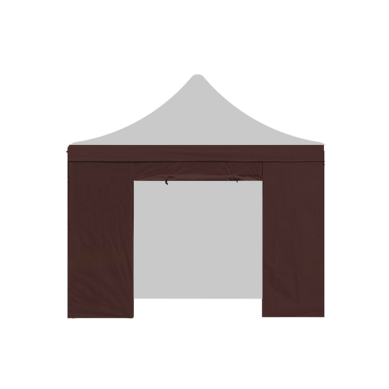 Aga Bočnice s dveřmi POP UP 3x3 m Brown