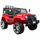 Terénní auto Raptor Drifter Red + Dálkové ovládání + Pohon 4x4 + Úložný prostor + Pomalý start + MP3 LED dioda