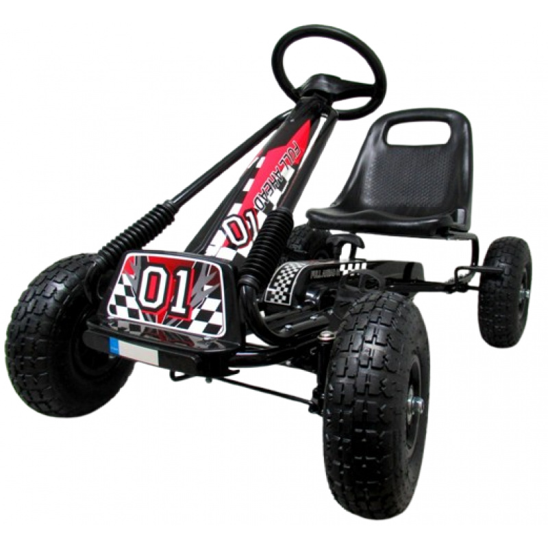 Motokára G1 černá, dětské motokáry
