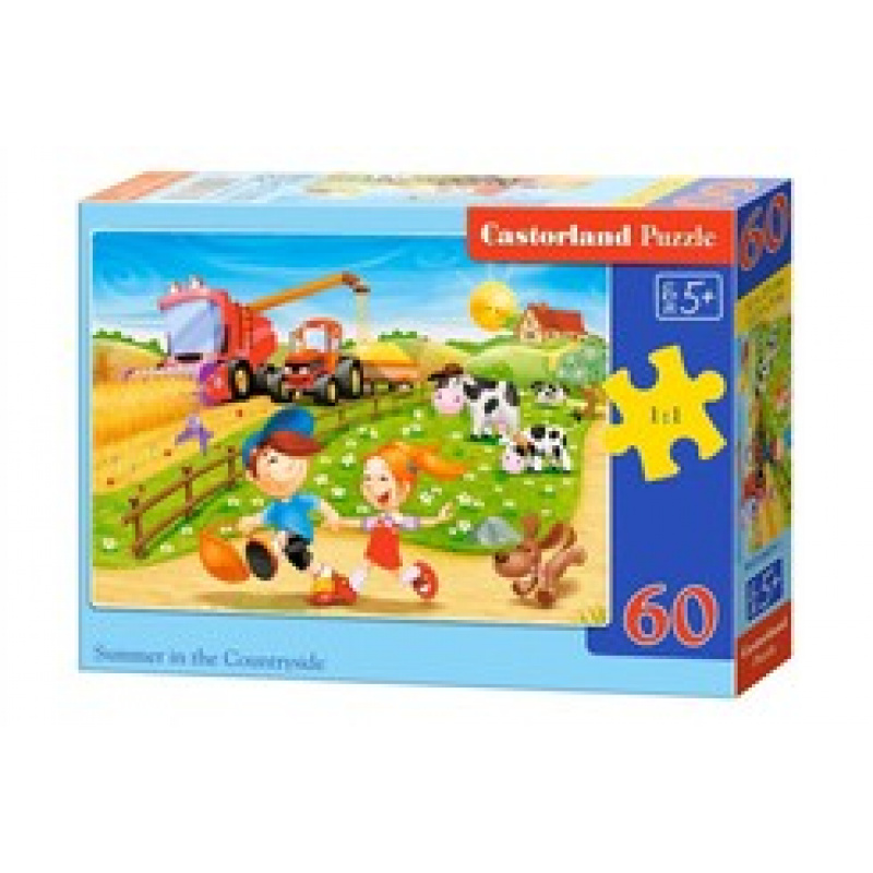 CASTORLAND Puzzle 60 dílků - Léto na venkově