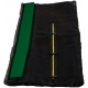 Aga Ochranná síť 275 cm na 6 tyčí Black net/ Dark Green
