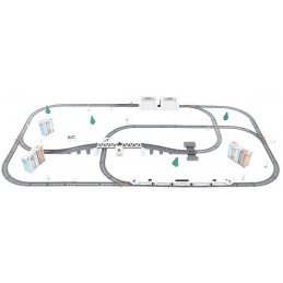 Aga4Kids Železniční dráha Aga4Kids (9 m) 86 dílů na baterie