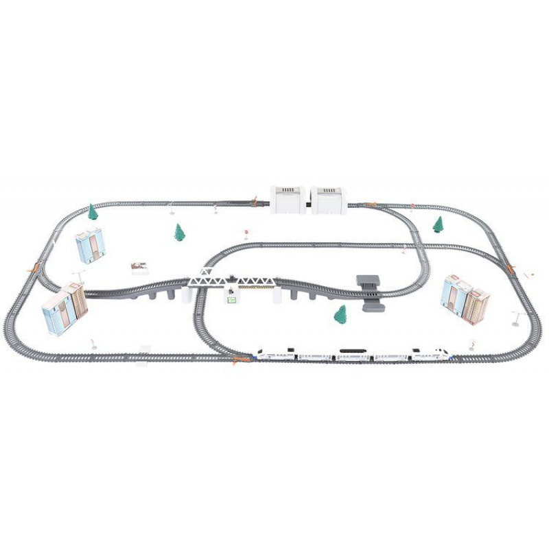 Aga4Kids Železniční dráha Aga4Kids (9 m) 86 dílů na baterie