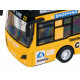 Kovový dvoupatrový autobus ZA2094 - žlutý