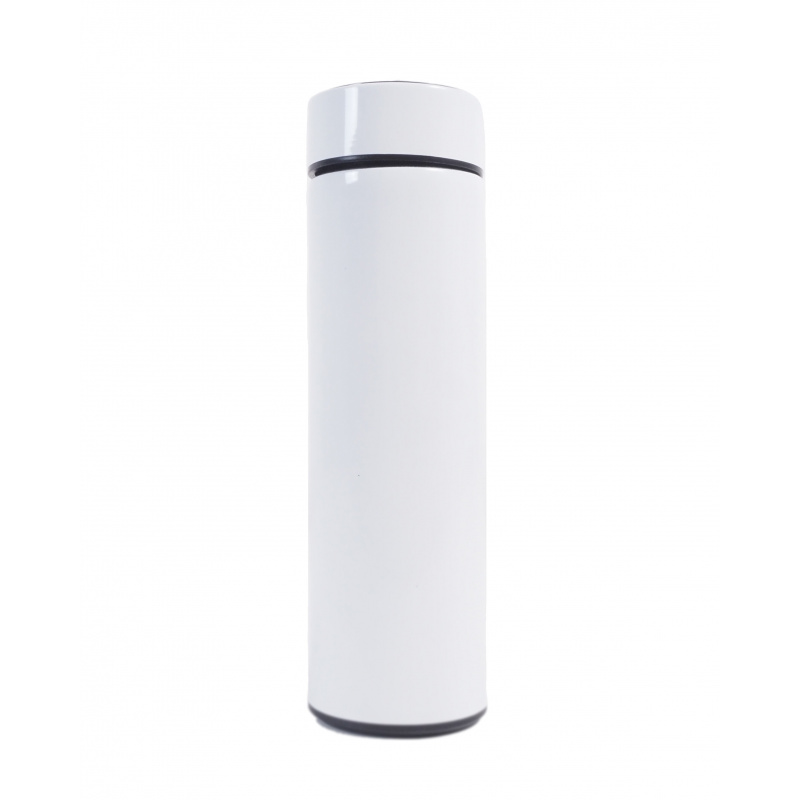 Aga Termoska s teploměrem 500 ml Bílá