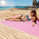 Aga Plážová pikniková deka 200x200cm Růžová