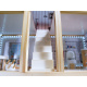 Aga MDF Domeček pro panenky s nábytkem 78cm LED Černý