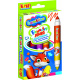 Bambino  Oboustranné fixy Jumbo 6 ks/12 barev