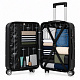 Aga Travel Sada cestovních kufrů MR4652 Černá