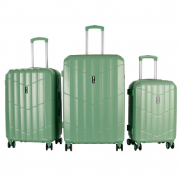 Aga Travel Sada cestovních kufrů MR4669 Zelená