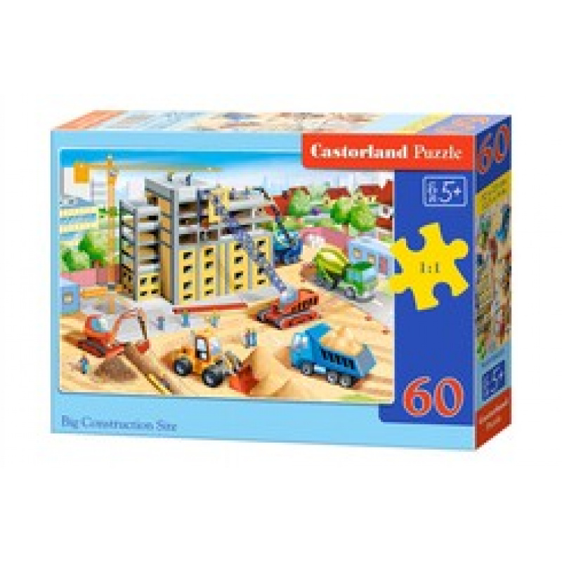 CASTORLAND Puzzle 60 dílků - Velké staveniště