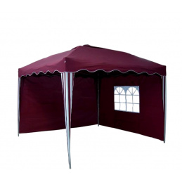 Linder Exclusiv Altán ALU 3x3 m PO2408 Burgundy