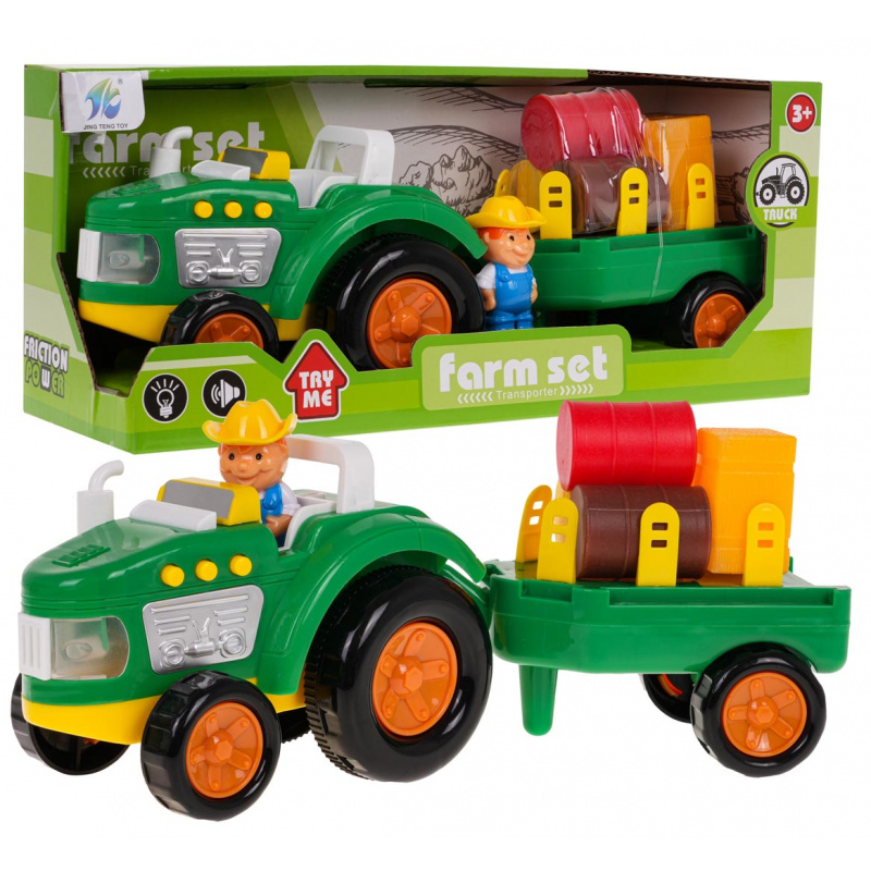 Sada Traktor s Farmářem + Příslušenství