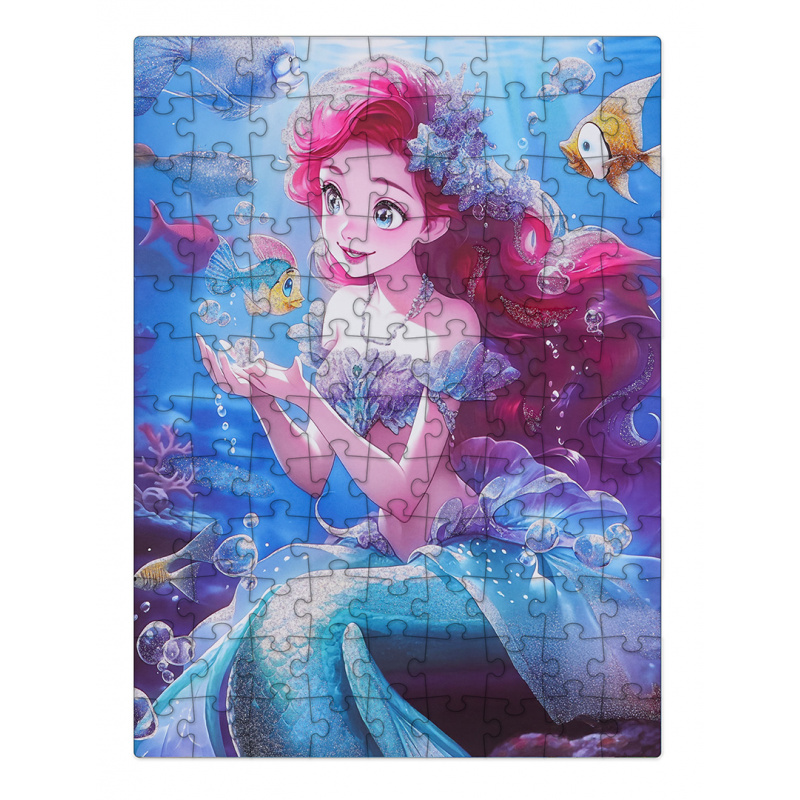 Sada Puzzle 100 ks. Mořská panna