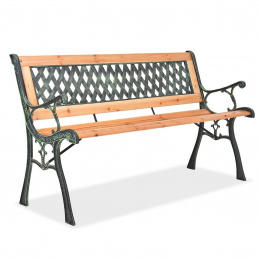 Aga Zahradní lavice 125x52x74 cm