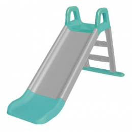 Aga4Kids Skluzavka s madlem 140 cm Šedo-tyrkysová