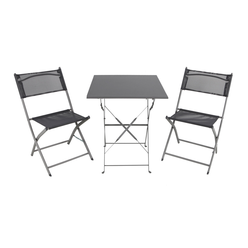 Linder Exclusiv Zahradní sestava BISTRO SET Šedý