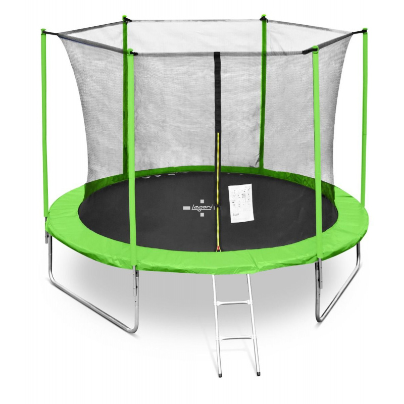 Legoni Trampolína 305 cm Light Green + vnitřní ochranná síť + žebřík