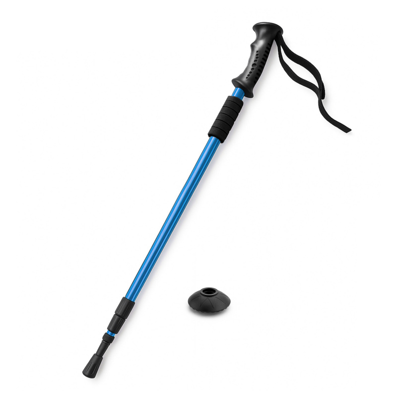 Aga Trekingová hole AntiShock 61–135 cm Modrá
