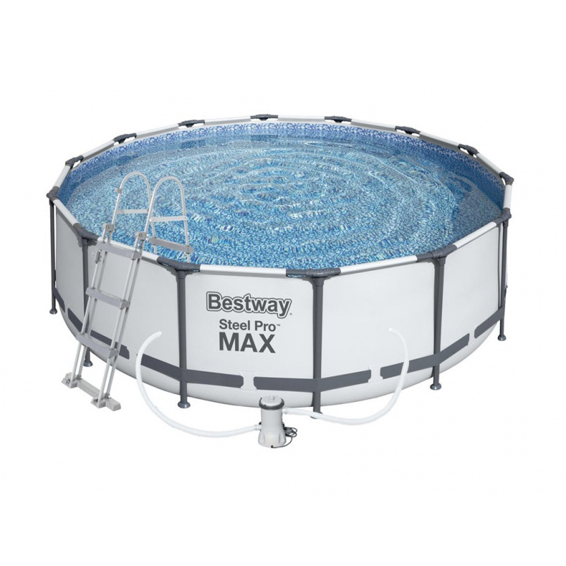 Bestway Steel Pro Max 3,66 x 1 m + Kartušová filtrace + schůdky 2DAZ123 - II. JAKOST